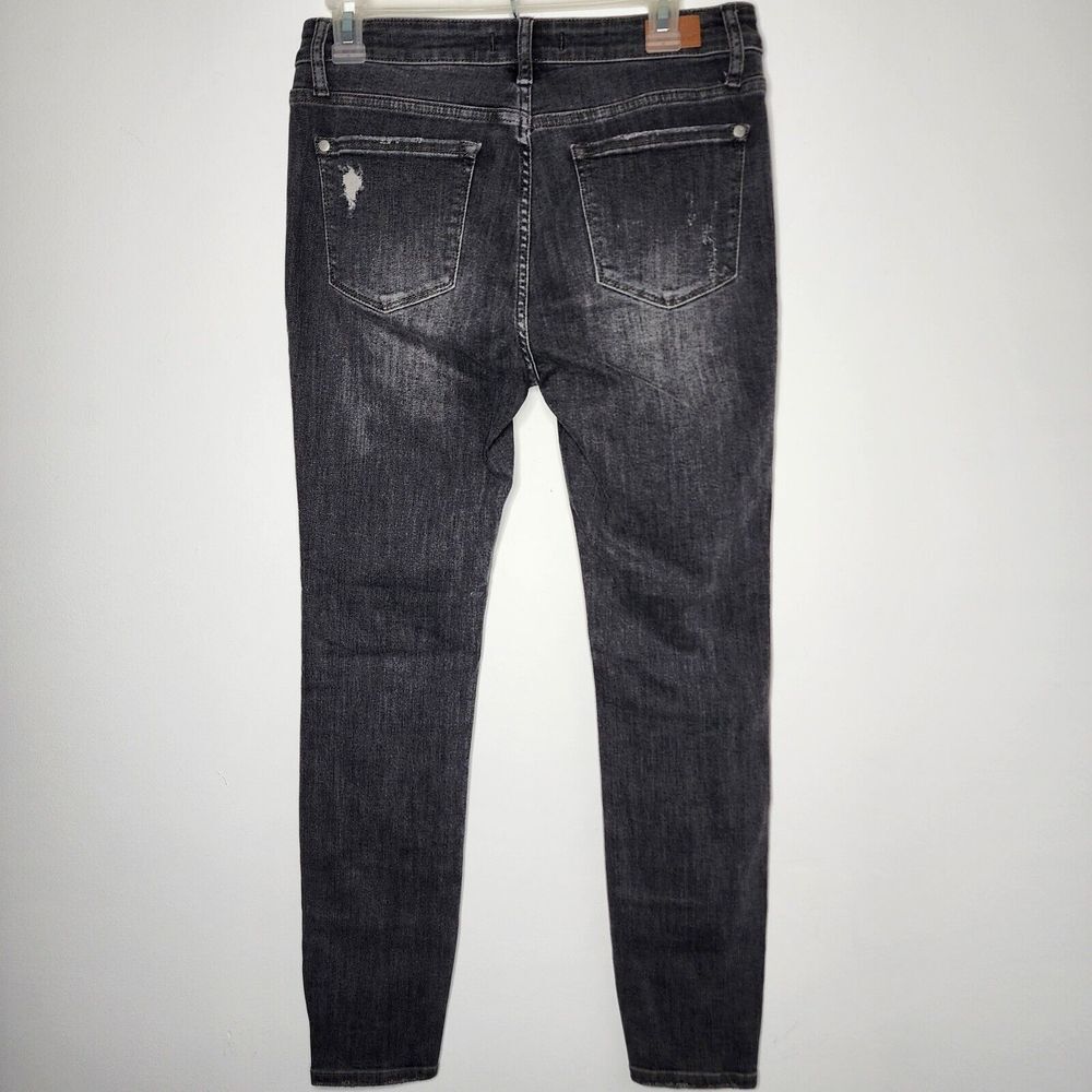 Judy Blue Womens‎ Denim Jeans Skinny Fit Ankle Distressed Size 9/29 Dark Wash - Picture 3 of 7